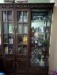 2 years used oak bookshelf with showcase for sale